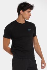 Camiseta Manga Corta Mistform Negro Hombre