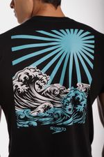 Camiseta Manga Corta Mistform Negro Hombre