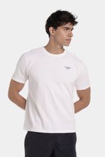 Camiseta Manga Corta Echo Fade Blanco Hombre