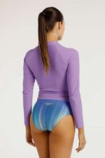 Crop Top Manga Larga Sunshine Idle Waterfall Multicolor Mujer