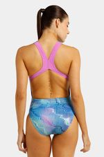 Vestido De Baño Powerback Vented Glow Sweet Multicolor Mujer