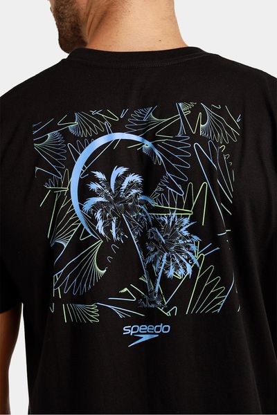 Camiseta Manga Corta Spiral Palm Hombre