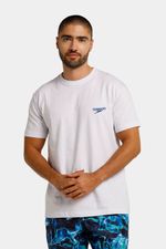 Camiseta Manga Corta Water Atlas Blanco Hombre