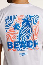 Camiseta Manga Corta Coral Drift Blanco Hombre