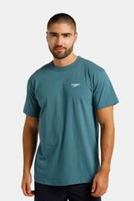 camiseta manga corta Tropic Verde Stripes Hombre