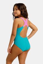 Vestido De Baño Splashback Marble Ombre Junior Multicolor Femenino