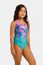 Vestido De Baño Splashback Marble Ombre Junior Multicolor Femenino