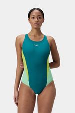Vestido De Baño Colourblock 2.0 Deep Emerald Mujer