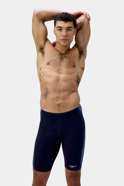 Pantaloneta De Baño Jammer Tech Panel Sugar Blue Hombre