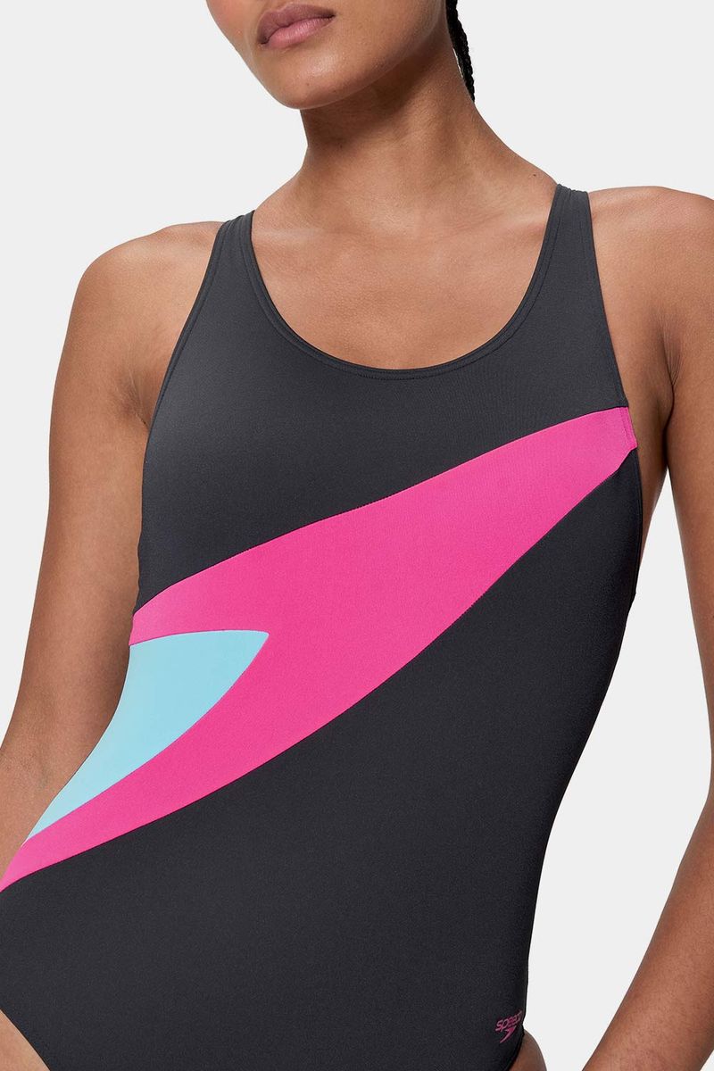 Vestido De Baño Hyperboom Butterfly Negro Mujer