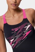 Vestido De Baño Medley Logo Medalist Negro Mujer