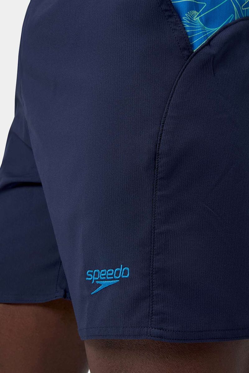 Pantaloneta Sport Panel Lagoon Blue 16 Pulgadas Azul Hombre