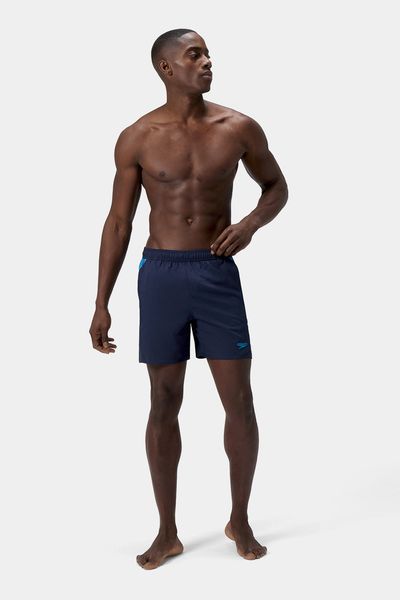 Pantaloneta Sport Panel Lagoon Blue 16 Pulgadas Hombre