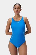 Vestido De Baño Placement Muscleback Lagoon Azul Mujer