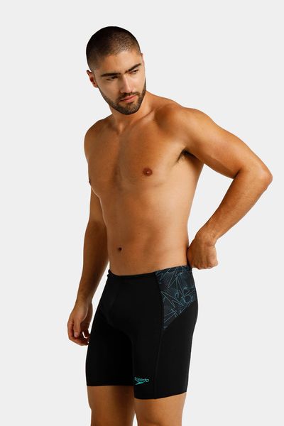 Pantaloneta De Baño Jammer Black Spiral Boom Hombre