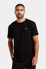 Camiseta Manga Corta Tidal Forms Negro Hombre
