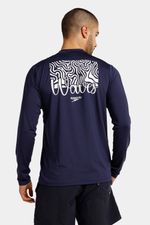 Camiseta Manga Larga Sunshirt Aqua Terrain Azul Hombre