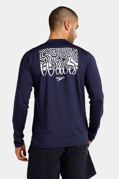 Camiseta Manga Larga Sunshirt Aqua Terrain Hombre