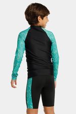 Camiseta Manga Larga Sunshine Turquoise Spiral Boom Junior Multicolor Masculina