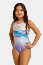 Vestido De Baño Splashback Glassy Sunrise Junior Morado Femenino
