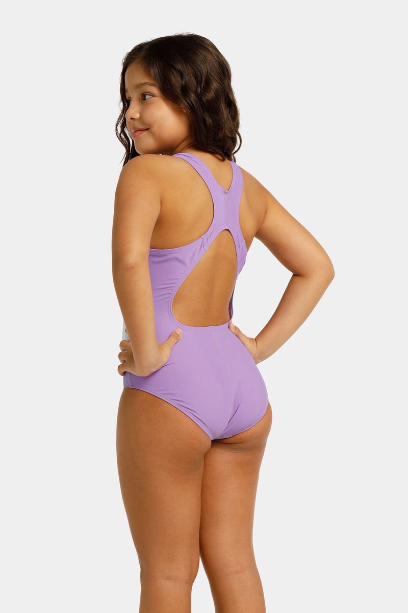 Vestido De Baño Splashback Glassy Sunrise Junior Morado Femenino