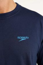 Camiseta Manga Corta Wave Sketch Azul Hombre