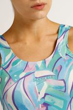 Vestido De Baño U-Back Tropic Collage Multicolor Mujer