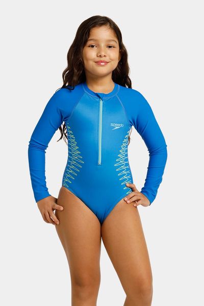 Vestido De Baño Manga Larga Stacked Boom Junior Femenino