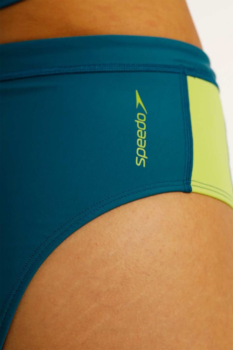 Panty Tiro Alto Electric Lime Verde Mujer
