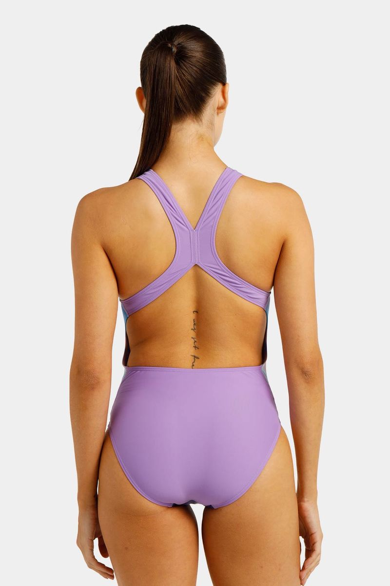 Vestido De Baño Powerback Glassy Sunrise Multicolor Mujer