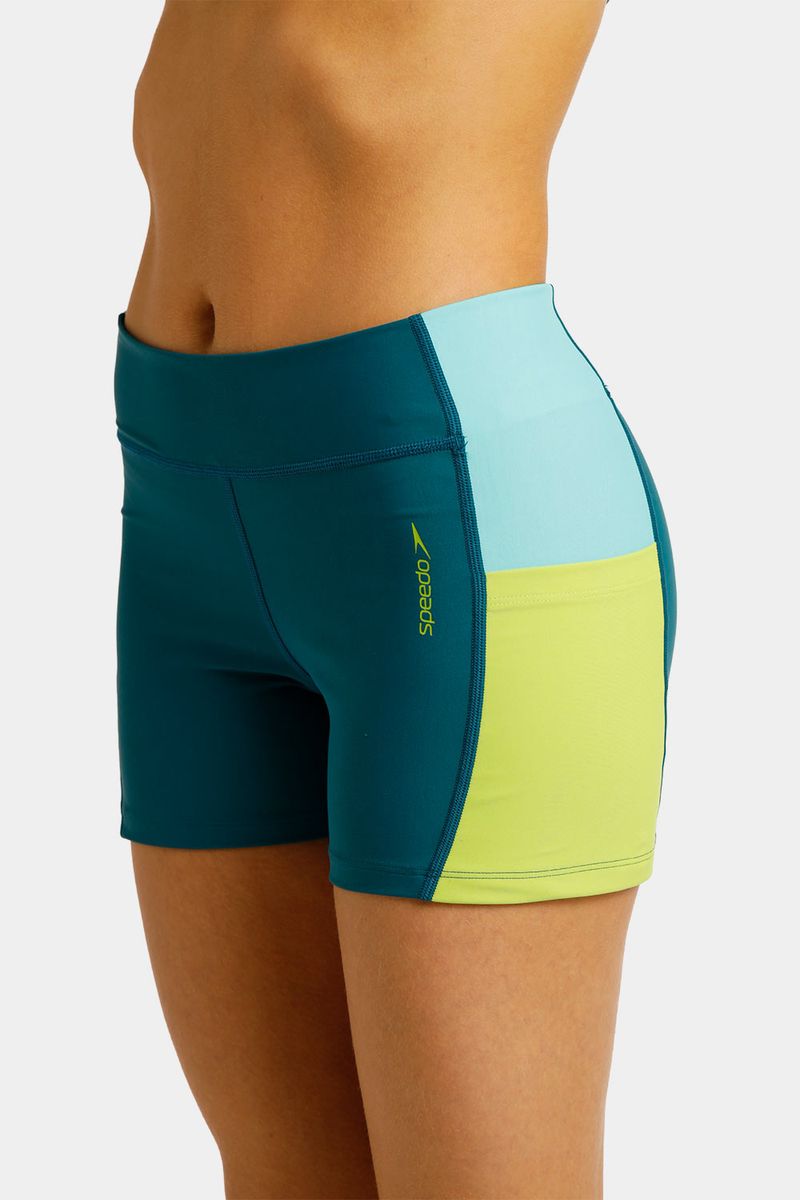 Leggings Corto Electric Lime Verde Mujer