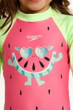 Vestido De Baño Manga Larga Bubble Melon Bebé Multicolor Femenino