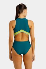 Vestido De Baño Hydrasuit Electric Lime Verde Mujer