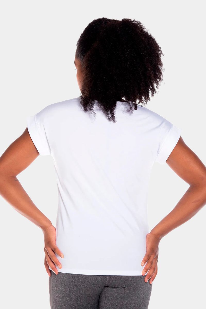 Camiseta Manga Corta Skyfall Blanco Mujer