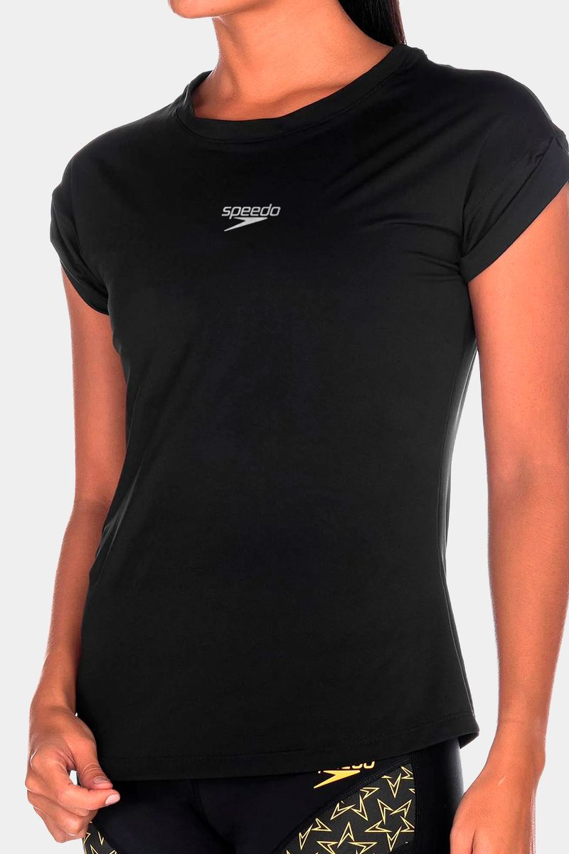 Camiseta Manga Corta Skyfall Negro Mujer