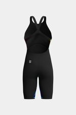 Fastskin Speedo Lzr Pure Valor 2.0 Openback Kneeskin Negro Mujer