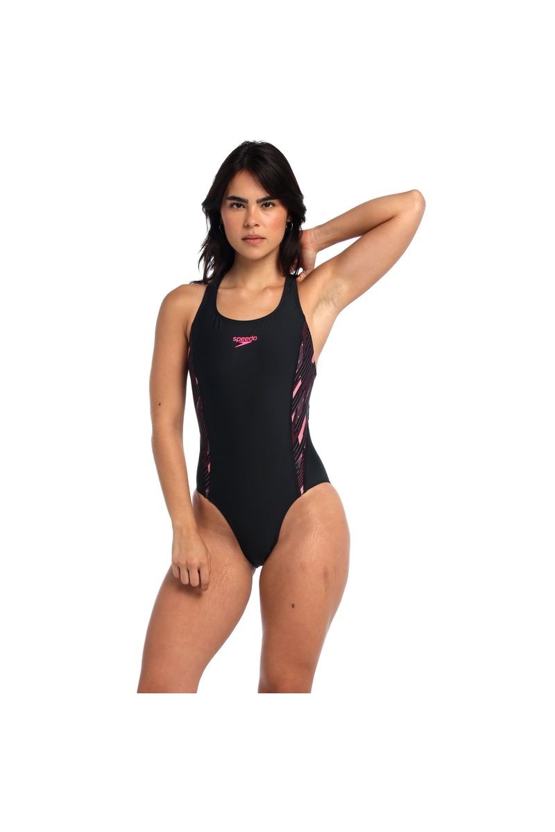 Vestido De Baño Powerback Boompink  Fucsia Mujer