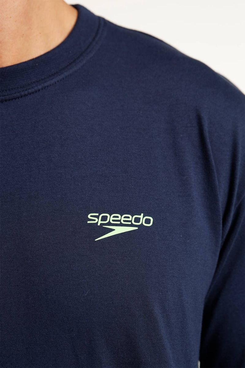 Camiseta Manga Corta Ocean Fade Azul Hombre