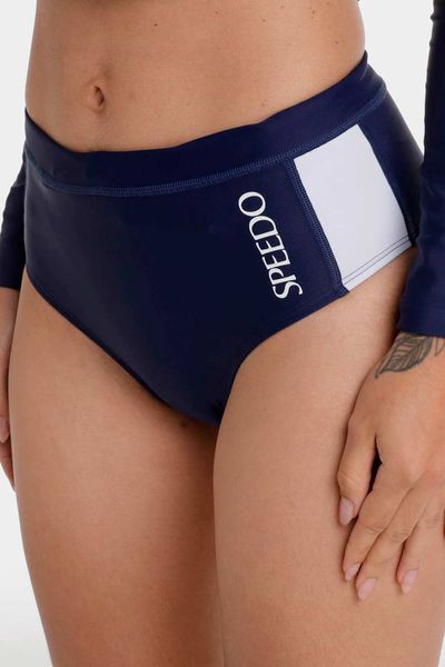 Panty Tiro Alto Navy Block Jet Mujer