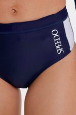Panty Tiro Alto Navy Block Jet Azul Mujer