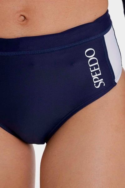 Panty Tiro Alto Navy Block Jet Mujer