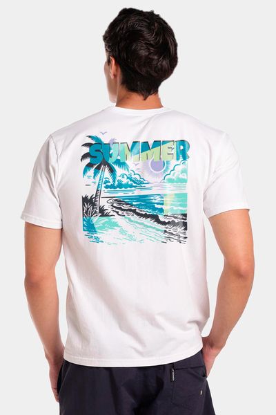 Camiseta Manga Corta Cyber Coast Hombre