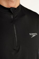 Camiseta Manga Larga Sunshirt Dot Mesh Coin Negro Hombre