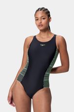 Vestido de Baño Placement Medalist Negro Mujer