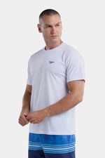Camiseta Manga Corta Fluorescent Tide Blanca Hombre