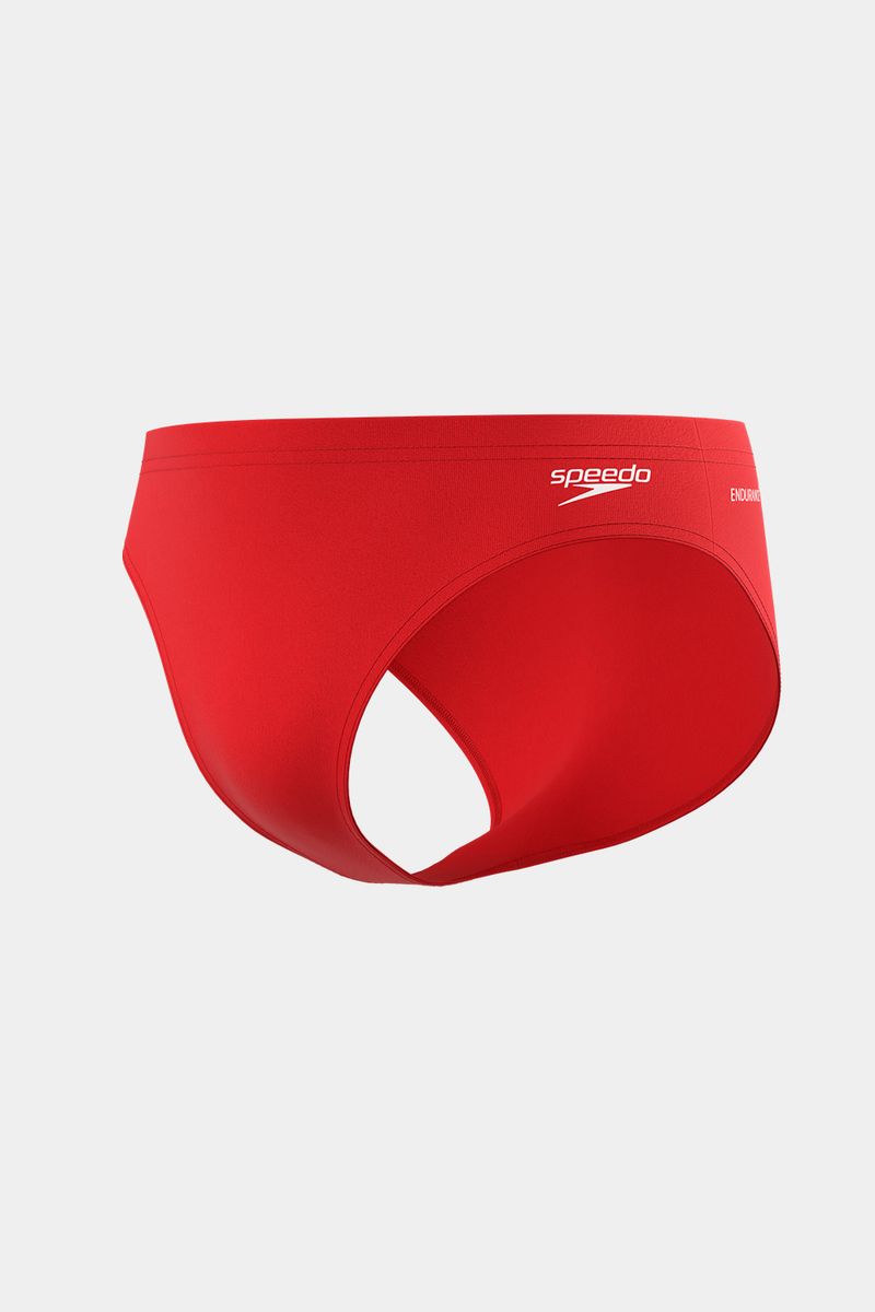 Pantaloneta De Baño Endurance Brief 7Cm Rojo Hombre
