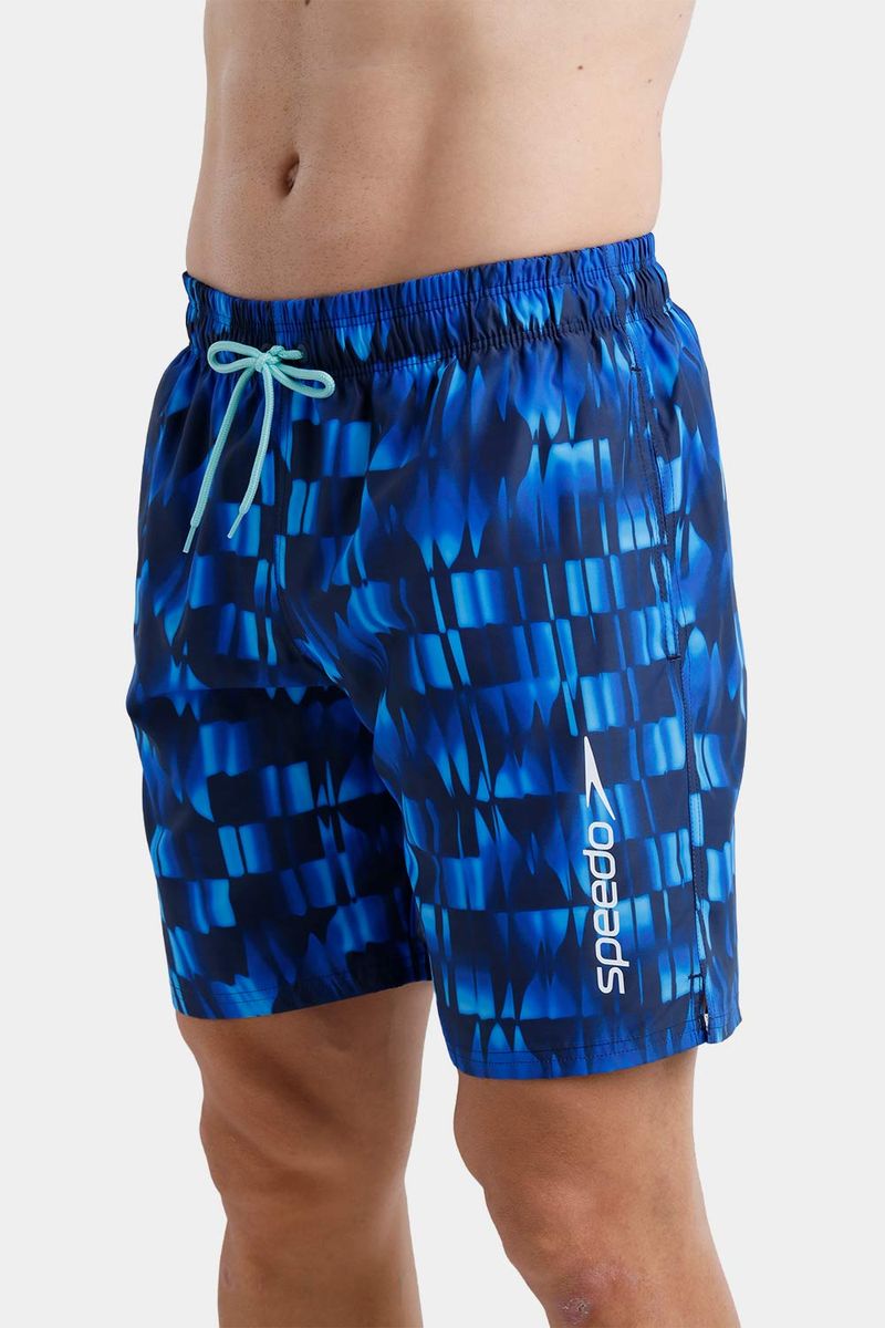 Pantaloneta Check The Box 18 Pulgadas Azul Hombre