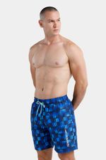Pantaloneta Check The Box 18 Pulgadas Azul Hombre