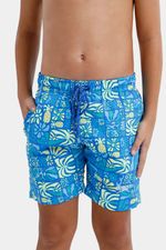 Pantaloneta Summer Stamp 15 Pulgadas Azul Junior Masculino