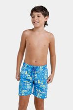 Pantaloneta Summer Stamp 15 Pulgadas Azul Junior Masculino